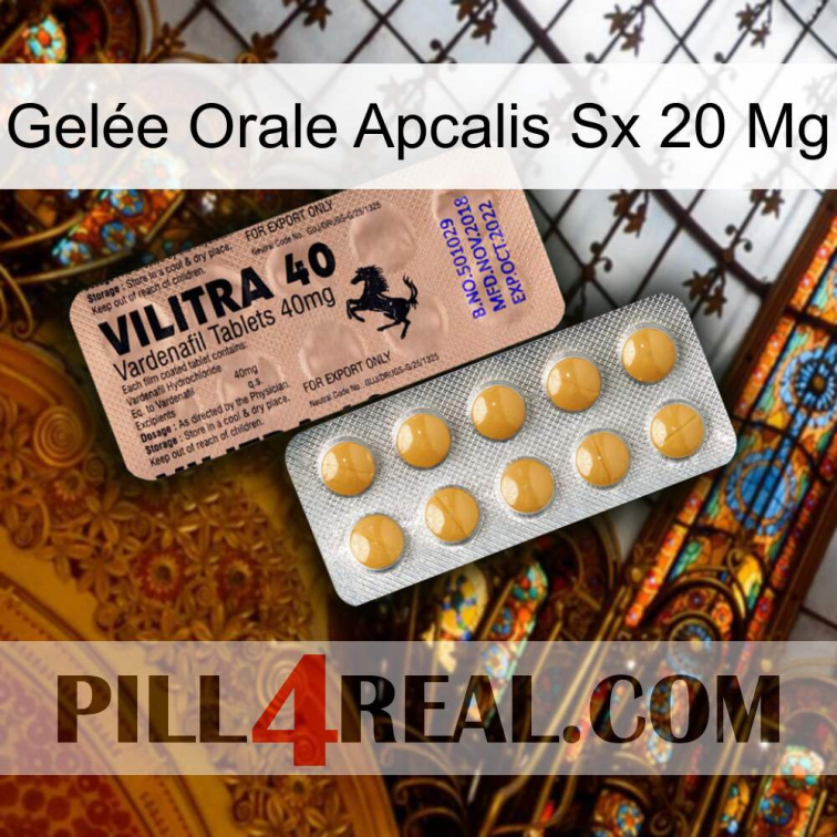 Gelée Orale Apcalis Sx 20 Mg 41